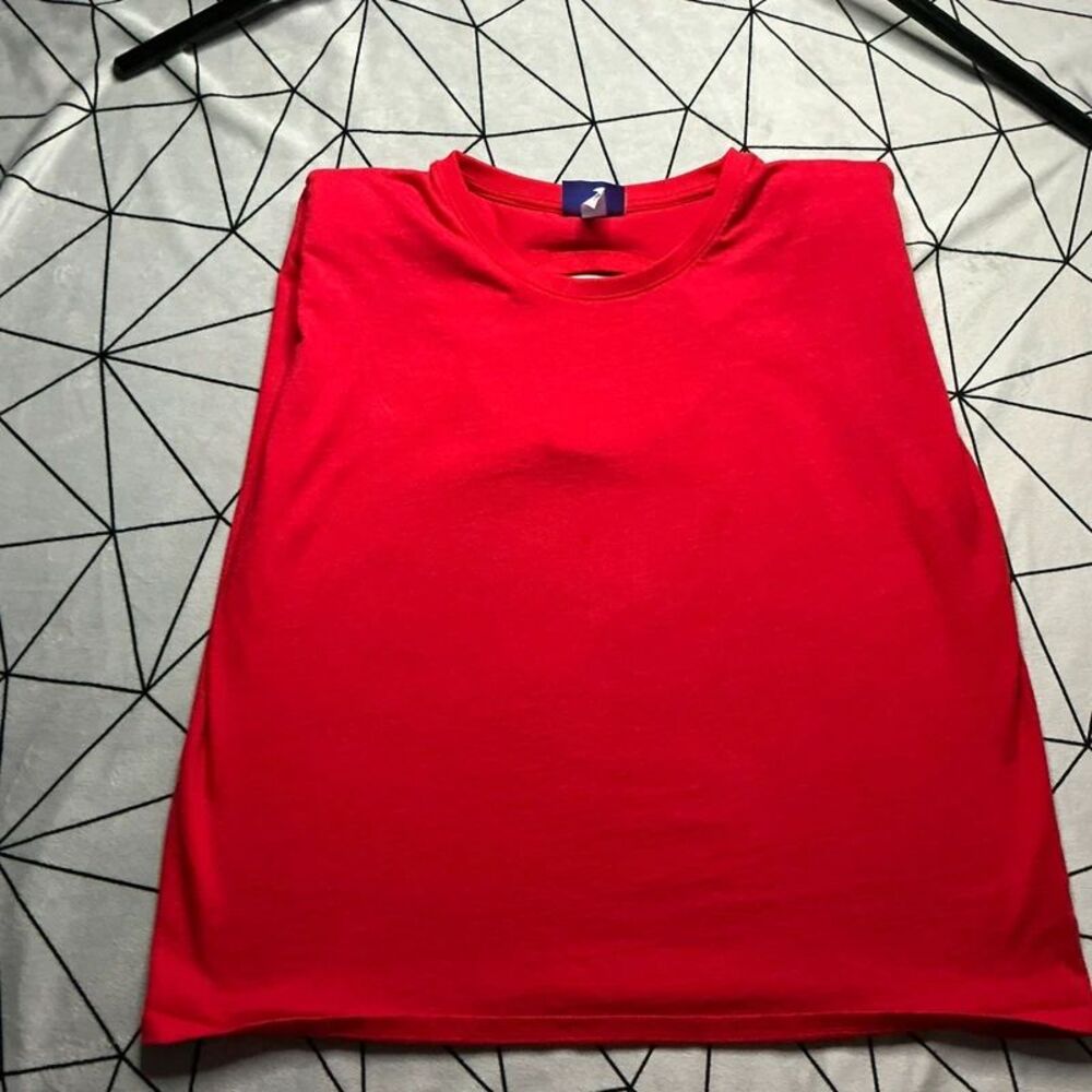 Future Collective Red tank with cut out detail on back  L